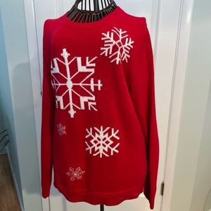 talbots snowflake sweater